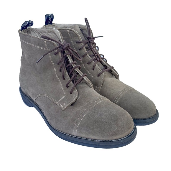 All Saints EU 45/UK 11/US 12/CN 2.5 Harland Men\'s Leather Bloom Boots Stone Grey main image 13